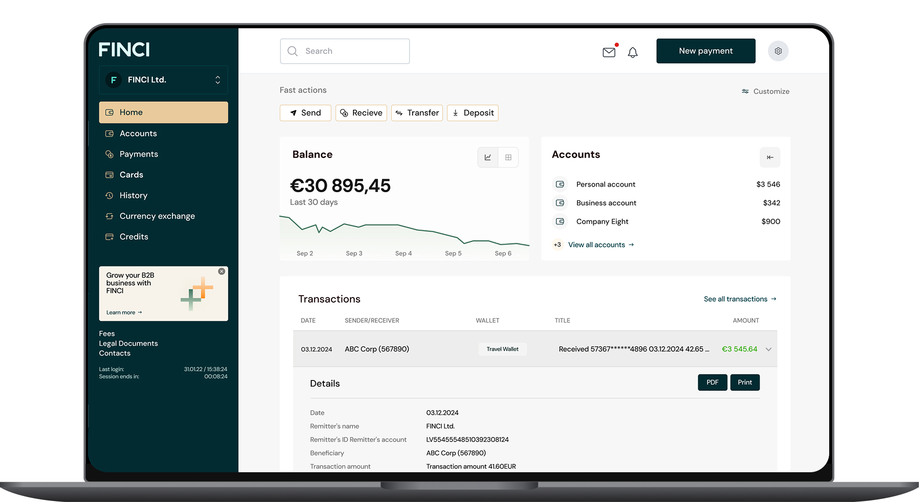 Finci Internetbank